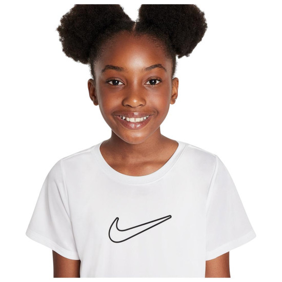 Nike Παιδική κοντομάνικη μπλούζα One Fitted Big Kids' (Girls') Dri-FIT T-Shirt